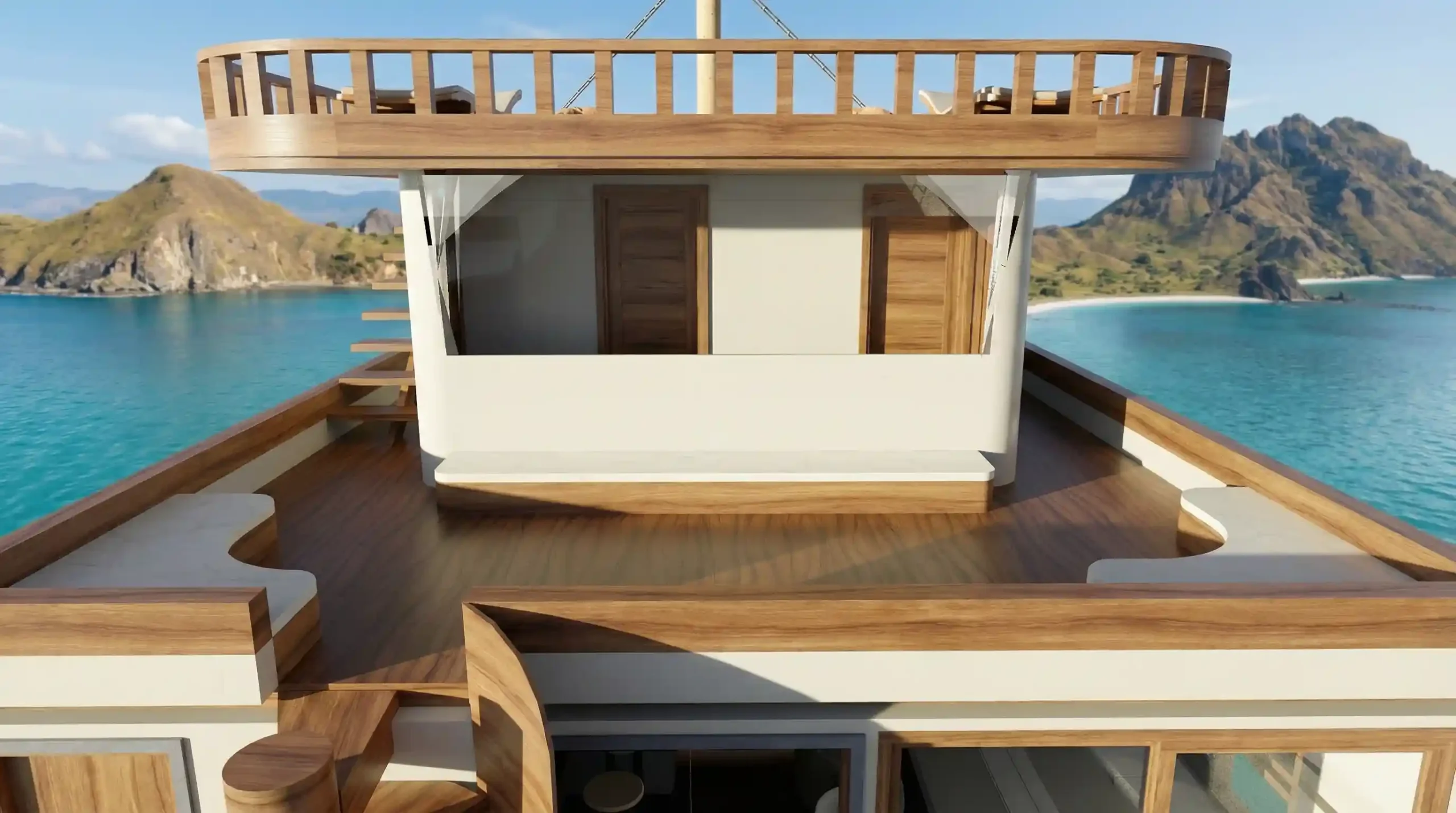 Sewa Kapal Phinisi Luxury Labuan Bajo Blessing