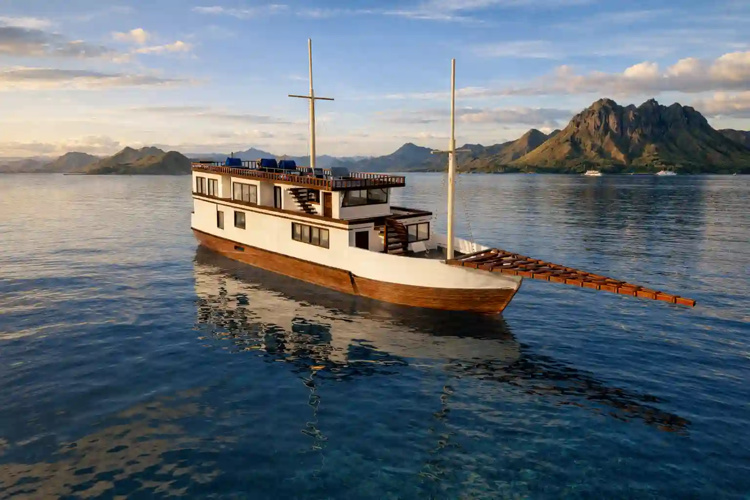 Sewa Kapal Phinisi Luxury Labuan Bajo Blessing